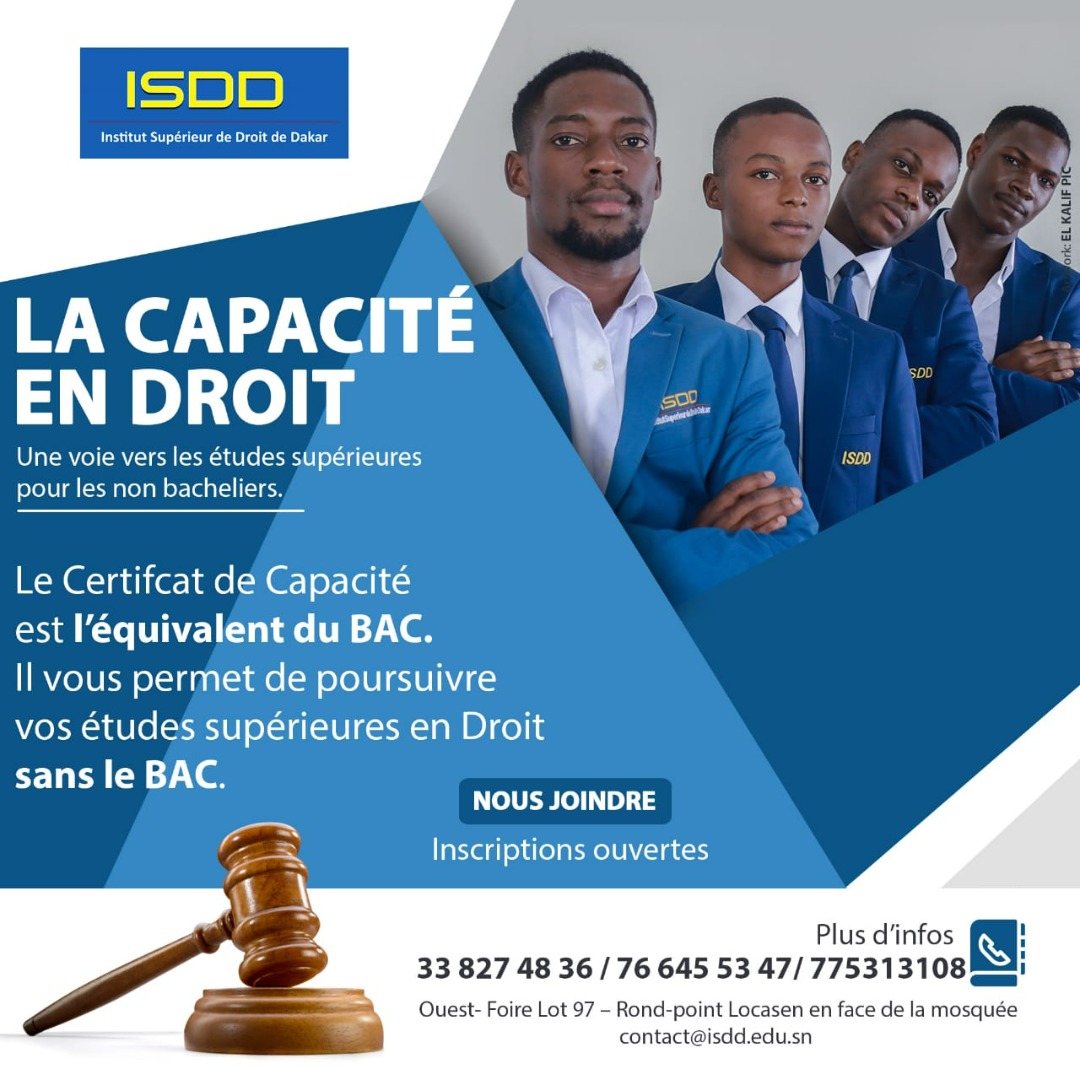 ISDD La Capacité en droit