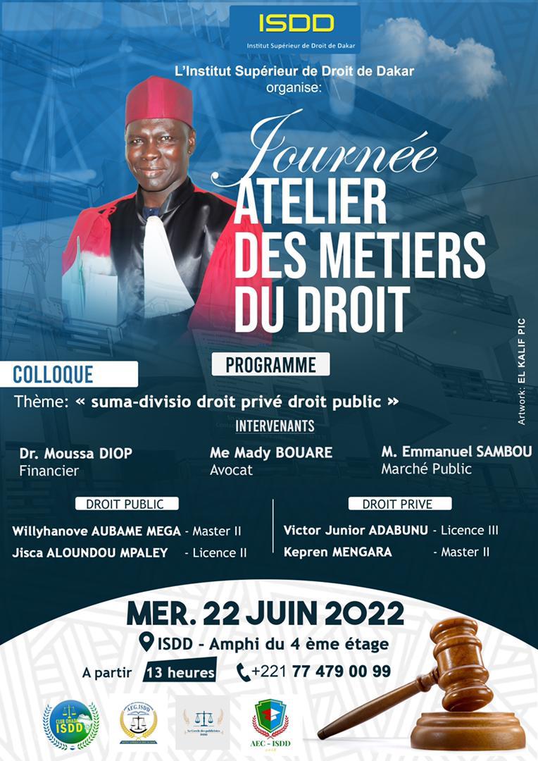 ISDD Atelier des métiers du droit